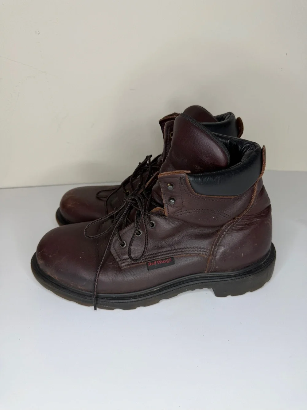 Red Wing Mens Size 11.5D Model 606 Soft Toe Brown Work Boot Oil Slip Resistant